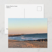 Newport Beach in Sunset, Kalifornien Postkarte (Vorne/Hinten)