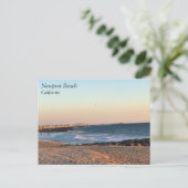 Newport Beach in Sunset, Kalifornien Postkarte (Stehend Vorderseite)