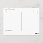 Newport Beach in Sunset, Kalifornien Postkarte (Rückseite)