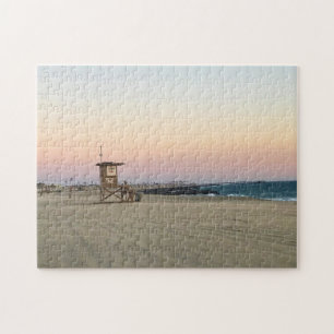 Newport Beach in Sunset, Kalifornien Puzzle