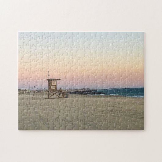 Newport Beach in Sunset, Kalifornien Puzzle (Horizontal)