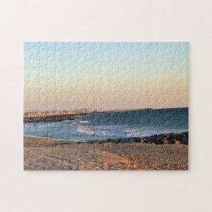 Newport Beach in Sunset, Kalifornien Puzzle
