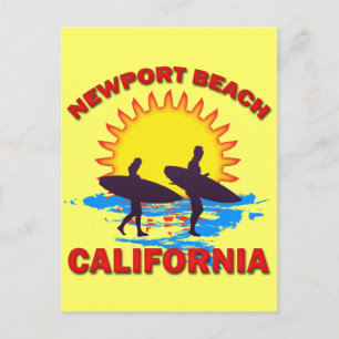 NEWPORT BEACH KALIFORNIA POSTKARTE