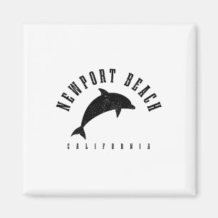 Newport Beach Kalifornien Ca Vintage-Delfin-Urlaub Magnet