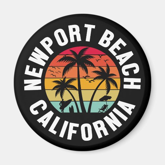 Newport Beach, Kalifornien Magnet (Vorne)