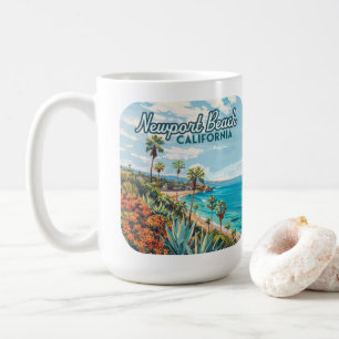 Newport Beach Kalifornien Orange County Vintage Kaffeetasse