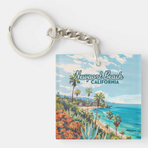 Newport Beach Kalifornien Orange County Vintage Schlüsselanhänger
