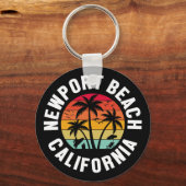 Newport Beach, Kalifornien Schlüsselanhänger (Rückseite)