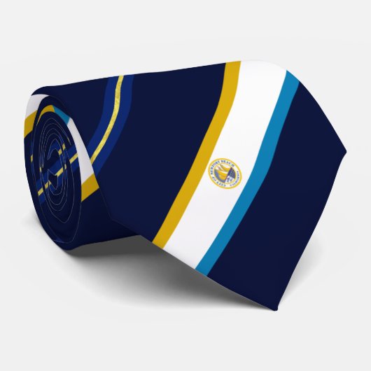 Newport Beach (Kalifornien) Stadtflagge Neck Tie Krawatte (Gerollt)