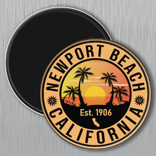 Newport Beach Kalifornien Vintage-Souvenirs Magnet