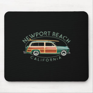 Newport Beach Kalifornien Vintage Surfen Mousepad
