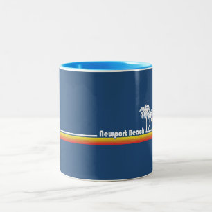 Newport Beach Kalifornien Zweifarbige Tasse