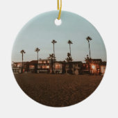 Newport Beach Keramik Ornament (Vorne)