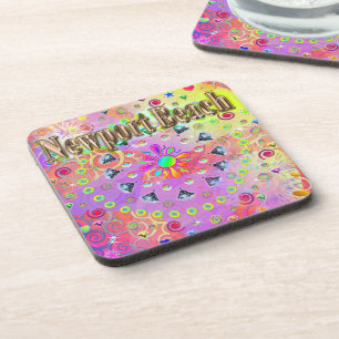 Newport Beach Lucky Golden Untersetzer