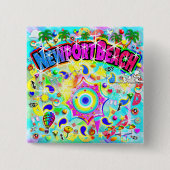 Newport Beach Mystic Dance Button (Vorderseite)