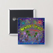 Newport Beach Noble Voyage Button (Vorne & Hinten)