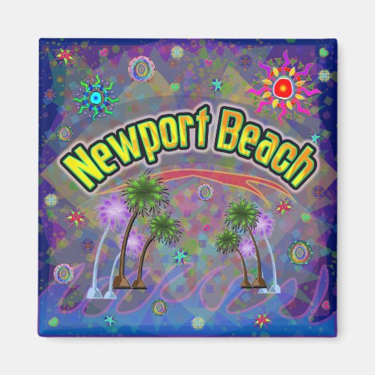 Newport Beach Noble Voyage Magnet (Vorne)