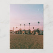 Newport Beach Pastel Sunset Feiertagspostkarte (Vorderseite)