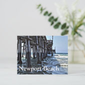 Newport Beach - Postkarte (Stehend Vorderseite)