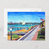 Newport Beach Postkarte (Vorne/Hinten)