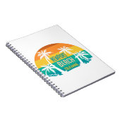 Newport Beach Retro Notizblock (Rechte Seite)