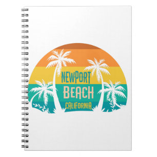 Newport Beach Retro Notizblock