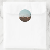 Newport Beach Runder Aufkleber (Tasche)