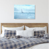 Newport Beach Segelboot Leinwanddruck (Insitu (Schlafzimmer))