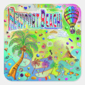 Newport Beach Timeless Melody Sticker (Vorderseite)