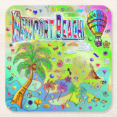 Newport Beach Timeless Melody Untersetzer (Vorderseite)