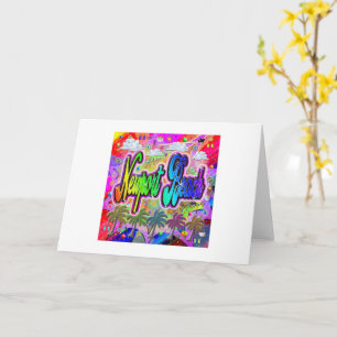 Newport Beach Vista Express Grußkarte Karte