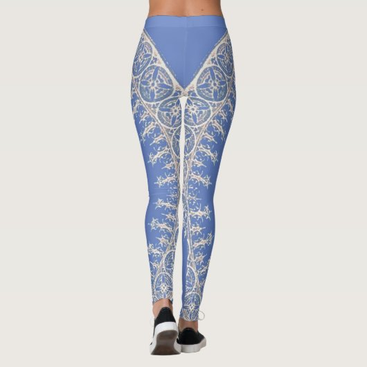 Newport-Blau Leggings (Rückseite)