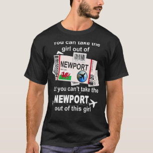 Newport Boarding Pass Newport Girl Newport T-Shirt