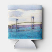 Newport Bridge Monogramm kann mit Dosenkühler (Rückseite)