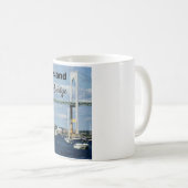 Newport bridge Rhode Island Kaffeetasse (VorderseiteRechts)