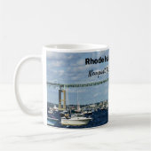 Newport bridge Rhode Island Kaffeetasse (Links)