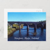 Newport, Co Mayo Postcard Postkarte (Vorne/Hinten)