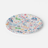 Newport-Hafen-Papier-Teller Pappteller (Schrägansicht)