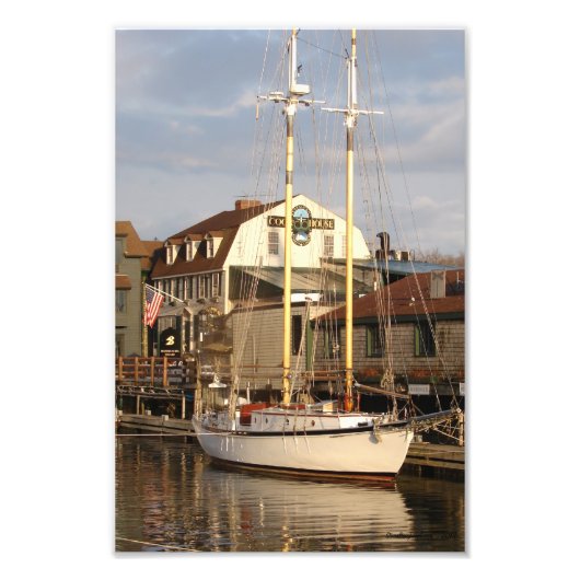 Newport Harbor Foto Print (Vorne)