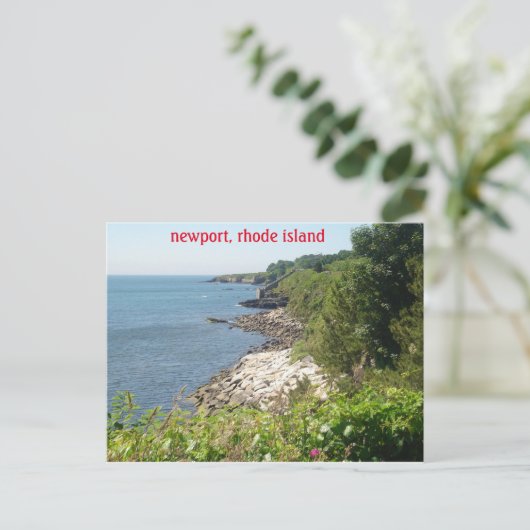 Newport, Insel Rhode Postkarte (Stehend Vorderseite)