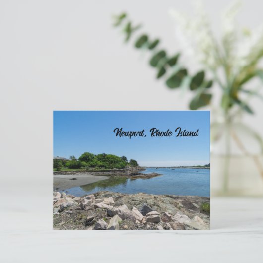 Newport, Insel Rhode Postkarte (Stehend Vorderseite)