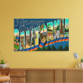 Newport, Kalifornien - Große Briefszenen Leinwanddruck (Insitu (Wohnzimmer))