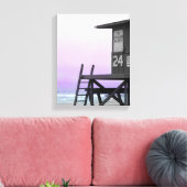 Newport Lifeguard Tinted Foto Leinwand (Insitu (Wohnzimmer))
