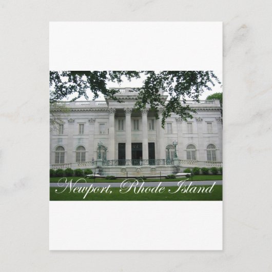 Newport Mansion Postkarte (Vorderseite)