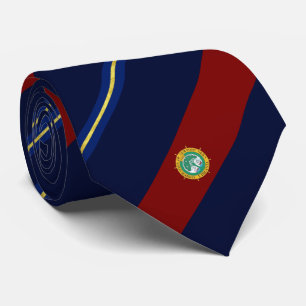Newport News (Virginia), die Stadtflagge Neck Tie Krawatte
