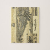 Newport News Virginia Warwick Landkreis Karte 1891 Puzzle (Vertikal)