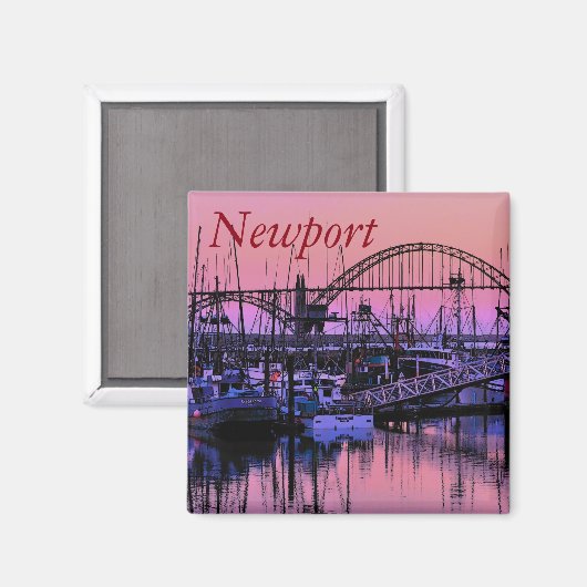 Newport (OR) Magnet (Vorderseite/Rückseite)