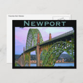 Newport (OR) Postkarte (Vorne/Hinten)