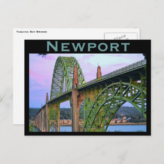 Newport (OR) Postkarte (Vorne/Hinten)