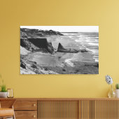 Newport, Oregon Beach View Oregon Coast Leinwanddruck (Insitu (Wohnzimmer))